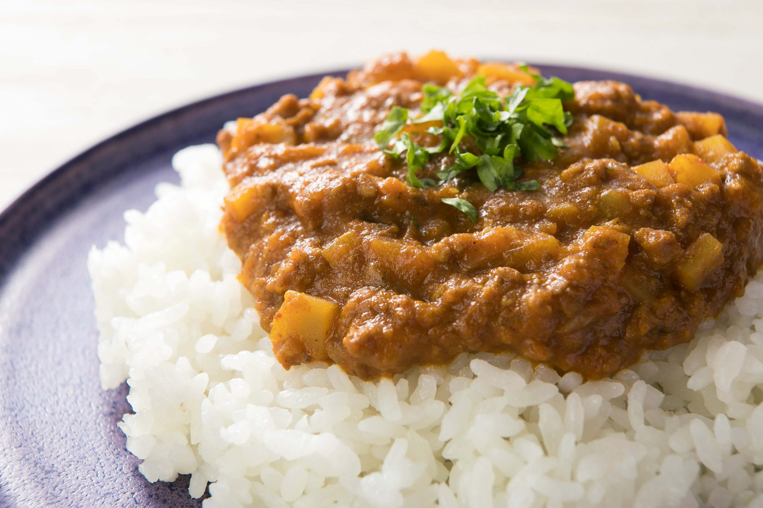 中華仕立てのスパイシーキーマカレー