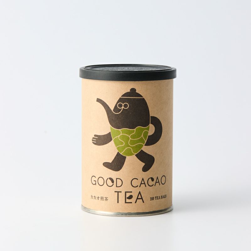 GOOD CACAO　カカオ煎茶(缶)／カカオティー